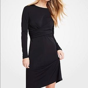 Ann Taylor wrap matte jersey dress